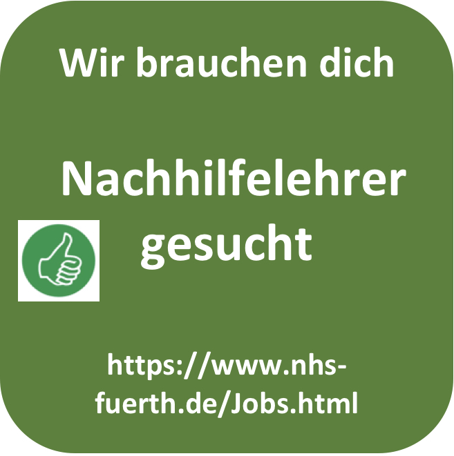 Nachhilfelehrer Job für Studenten Fürth Nürnberg Erlangen