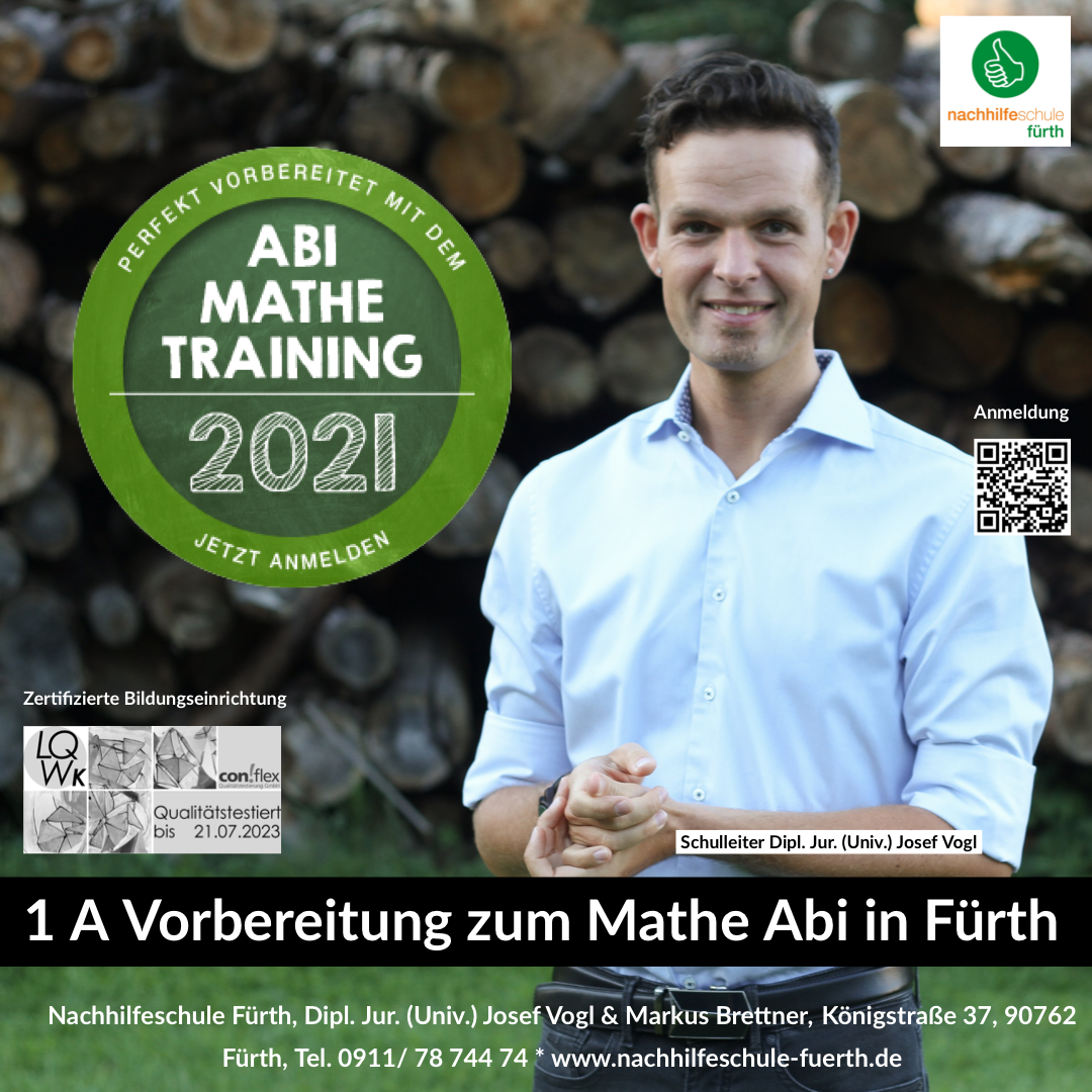 Mathe Abi Training Fürth 2021 Crashkurse Vorbereitung zum Matheabi